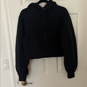 Sweaty Betty Black Cropped Hoodie